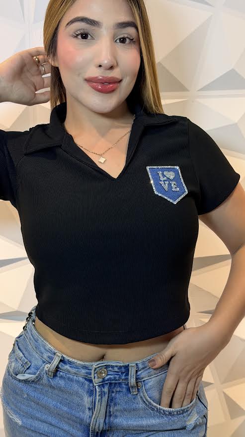 BLUSA POLO LOVE ICON